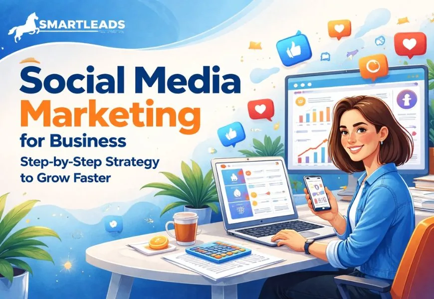 Social Media Marketing for Business: Step-by-Step Strategy to Grow Faster