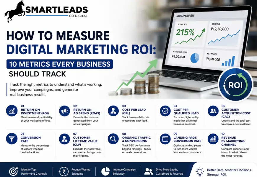 How to Measure Digital Marketing ROI: 10 Metrics Every Business Should Track