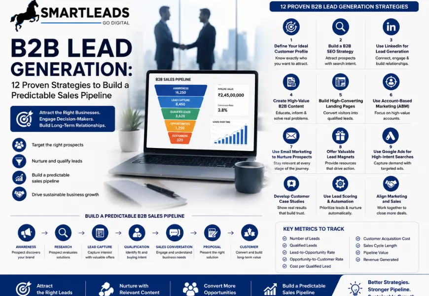 B2B lead generation strategies for building a predictable sales pipeline