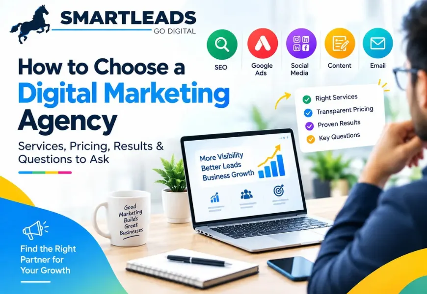 How to choose a digital marketing agency by comparing services, pricing, campaign results, and expertise.